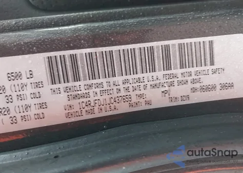 2018 Jeep Grand Cherokee Srt 4X4 z USA, uszkodzony, nr VIN 1C4RJFDJ1JC437659